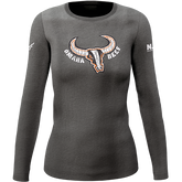 Omaha Beef | Women's Distressed L/S Tee